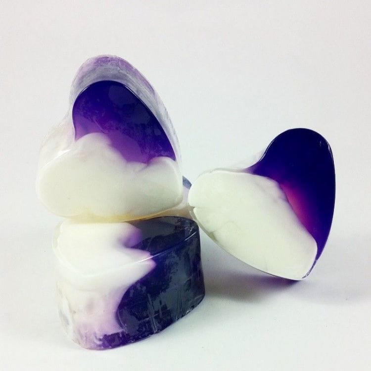 jabon-forma-corazon-lavanda