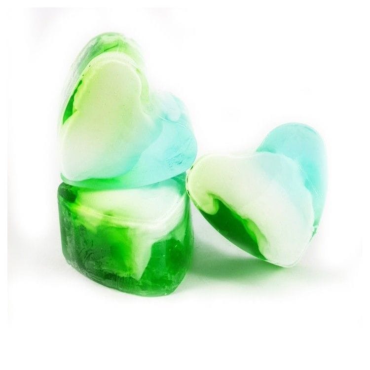 jabon-forma-corazon-menta